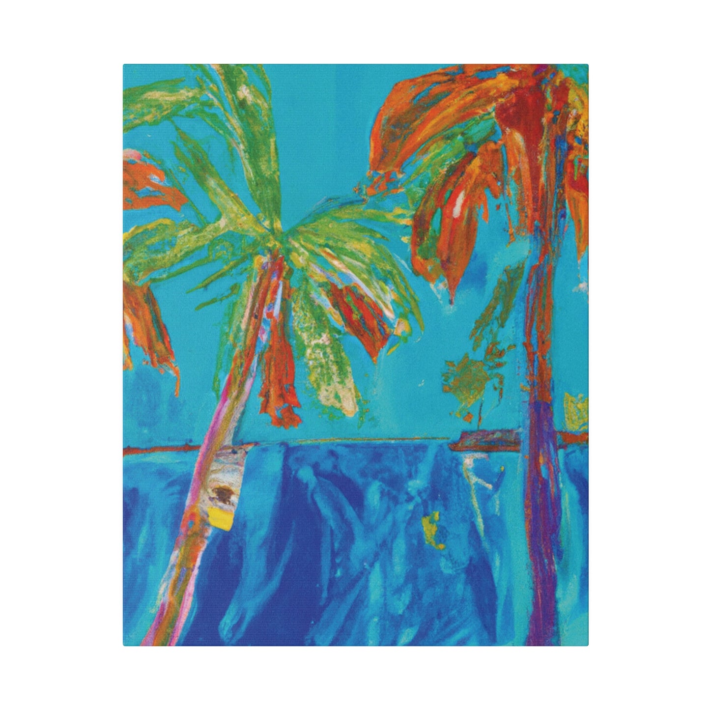 7834J - Bahamas Ocean Painting Print | Bahamas | Ocean | Beach | Poster | Home Decor | Wall Art | Canvas