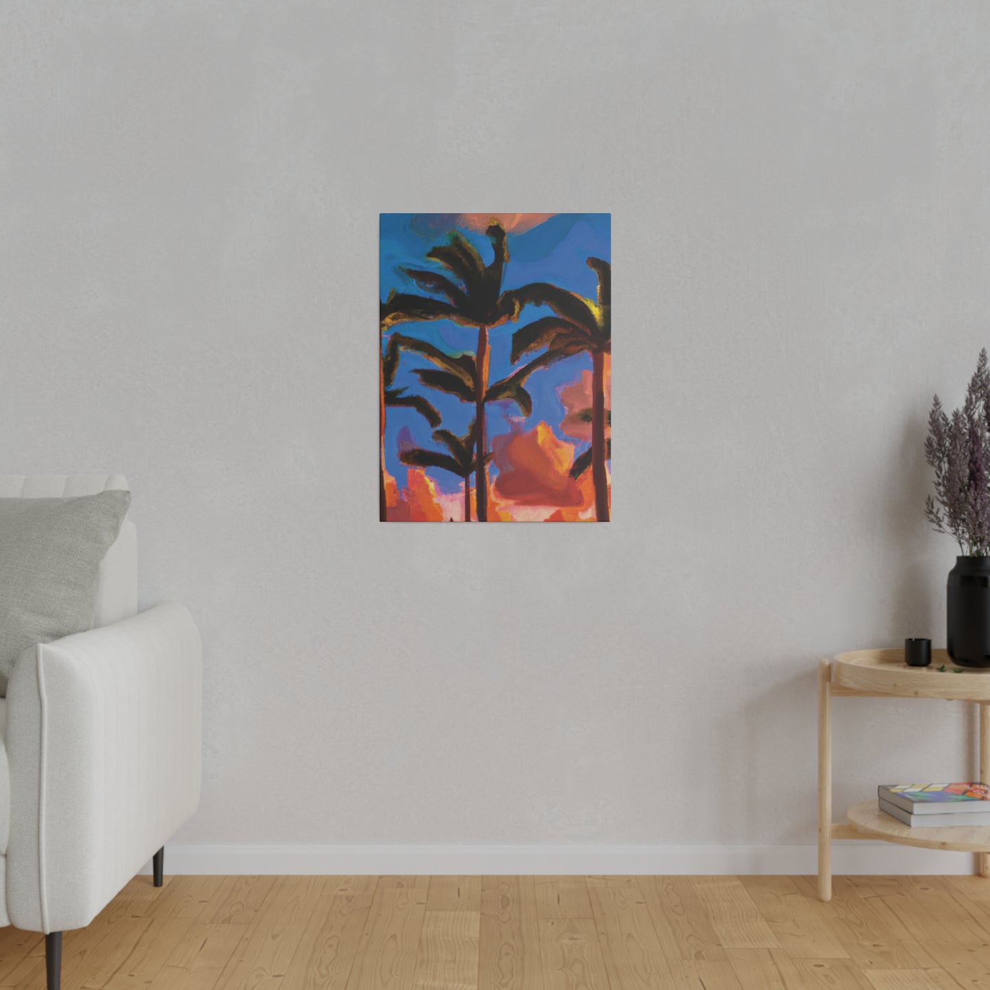 4464U - Miami Beach Sunset Painting Print | Miami | Beach | Sunset | Poster | Home Decor | Wall Art | Canvas