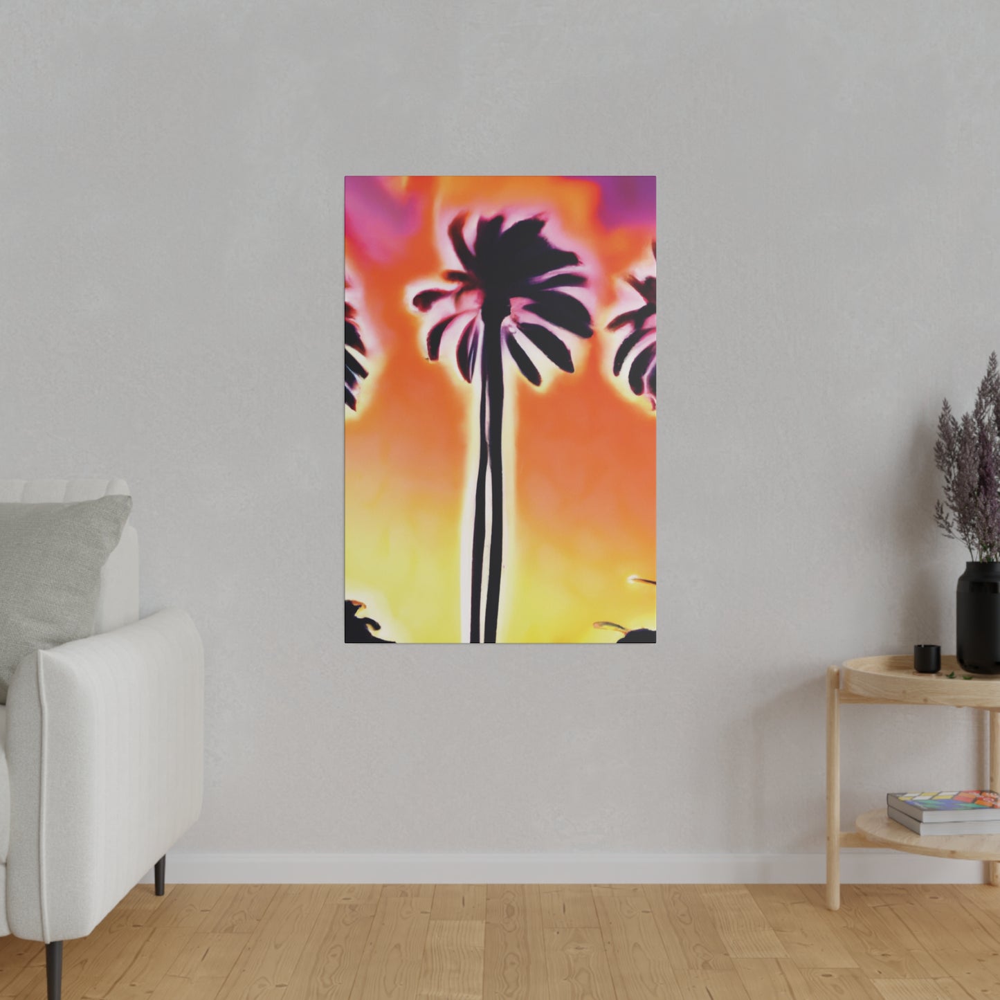 3814X - Miami Beach Sunset Painting Print | Miami | Beach | Sunset | Poster | Home Decor | Wall Art | Canvas