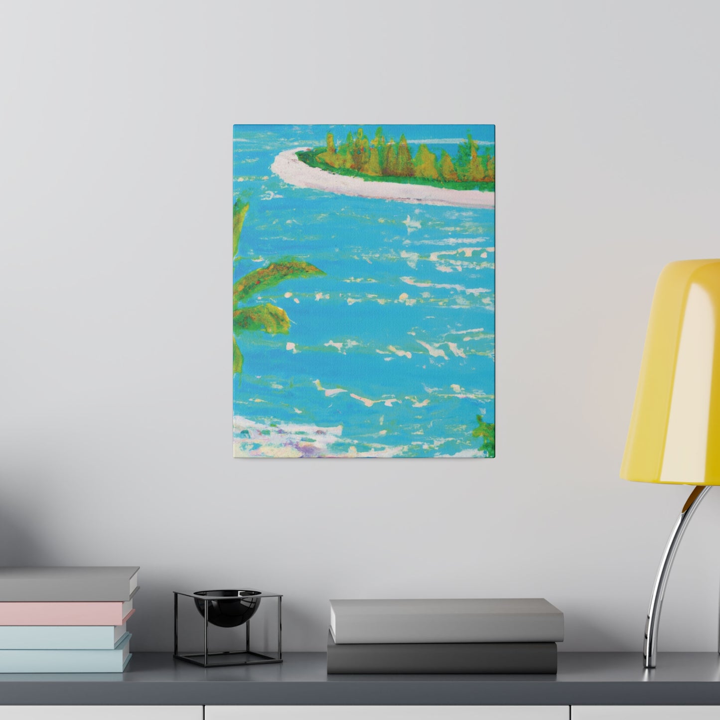 9555G - Bahamas Ocean Painting Print | Bahamas | Ocean | Beach | Poster | Home Decor | Wall Art | Canvas