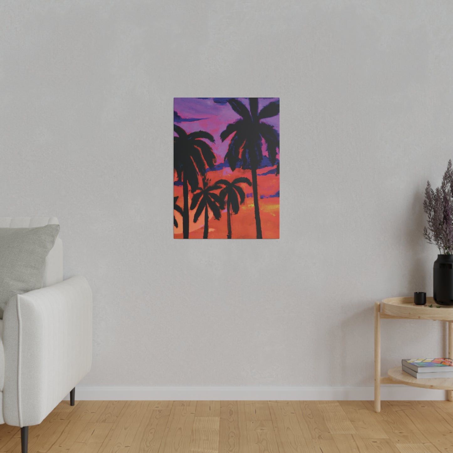 8314G - Miami Beach Sunset Painting Print | Miami | Beach | Sunset | Poster | Home Decor | Wall Art | Canvas