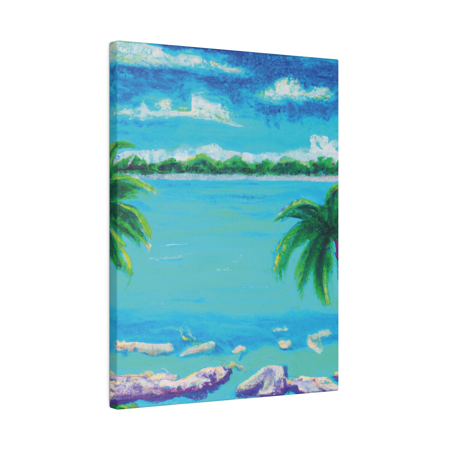 9293Y - Bahamas Ocean Painting Print | Bahamas | Ocean | Beach | Poster | Home Decor | Wall Art | Canvas