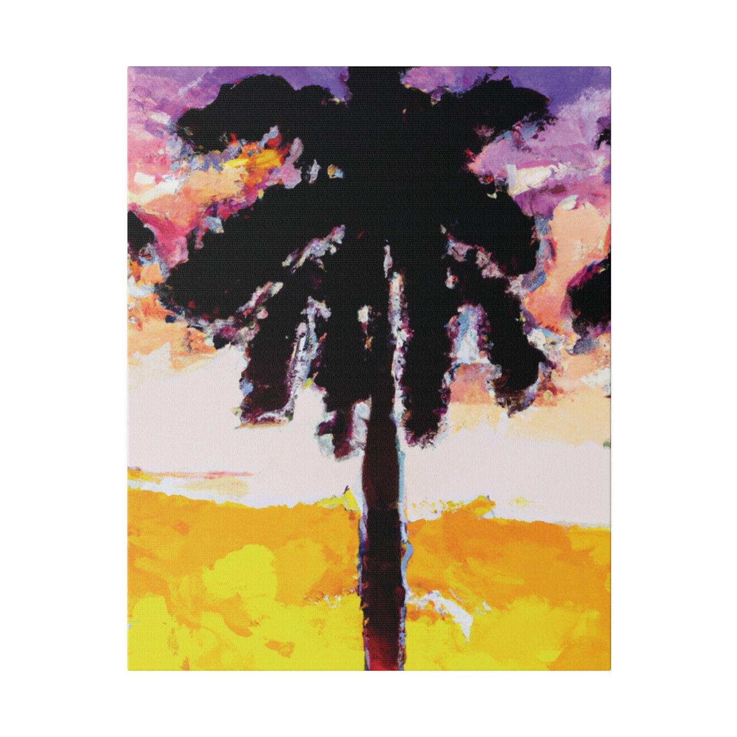 6392A - Miami Beach Sunset Painting Print | Miami | Beach | Sunset | Poster | Home Decor | Wall Art | Canvas