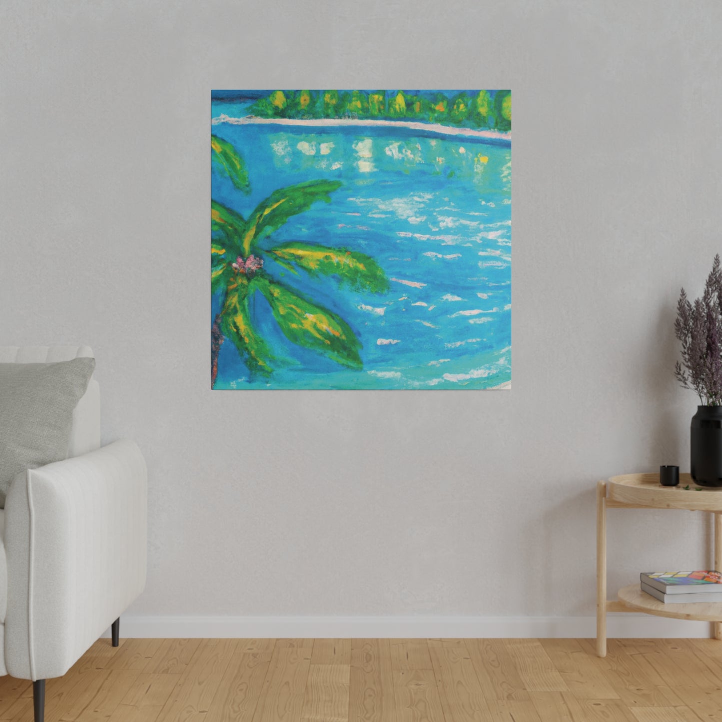 8776T - Bahamas Ocean Painting Print | Bahamas | Ocean | Beach | Poster | Home Decor | Wall Art | Canvas