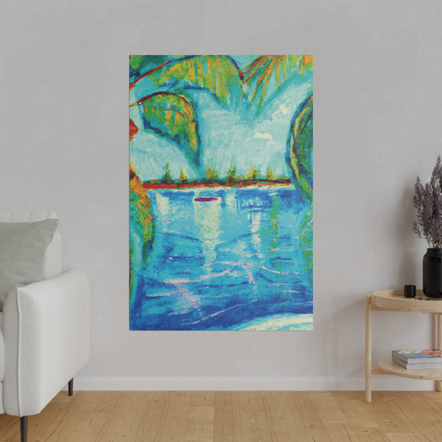 2064E - Bahamas Ocean Painting Print | Bahamas | Ocean | Beach | Poster | Home Decor | Wall Art | Canvas