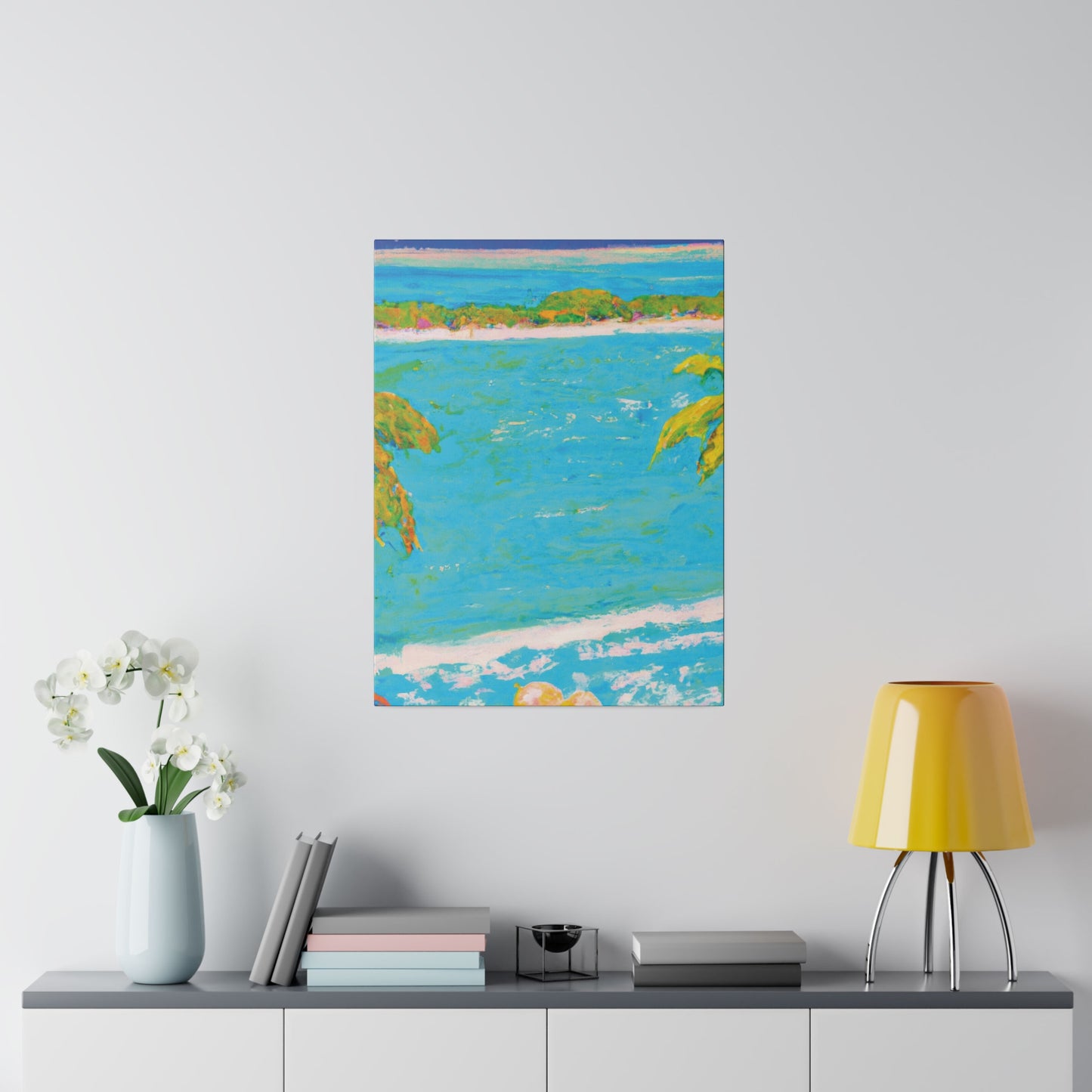 4783Z - Bahamas Ocean Painting Print | Bahamas | Ocean | Beach | Poster | Home Decor | Wall Art | Canvas