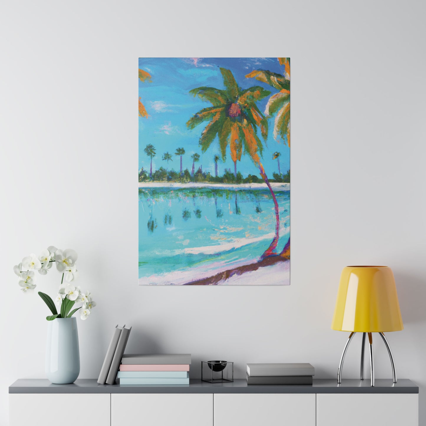 8723S - Bahamas Ocean Painting Print | Bahamas | Ocean | Beach | Poster | Home Decor | Wall Art | Canvas