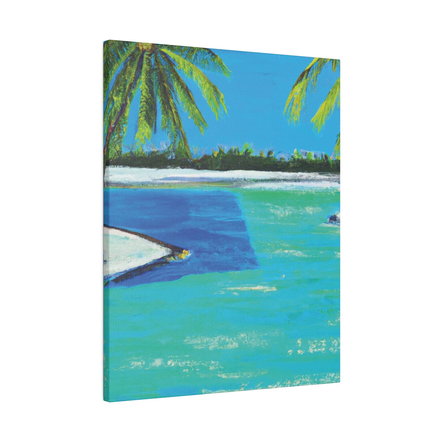 9761V - Bahamas Ocean Painting Print | Bahamas | Ocean | Beach | Poster | Home Decor | Wall Art | Canvas