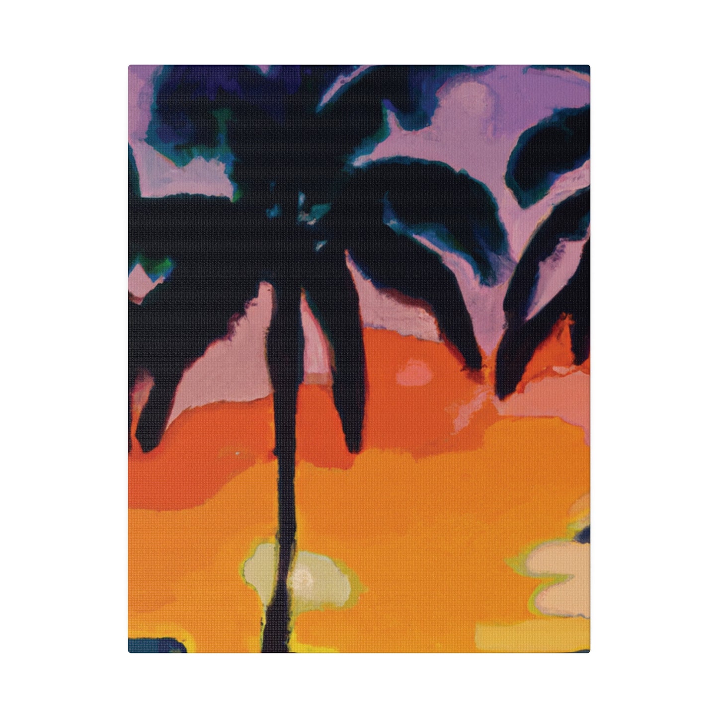 7875Z - Miami Beach Sunset Painting Print | Miami | Beach | Sunset | Poster | Home Decor | Wall Art | Canvas