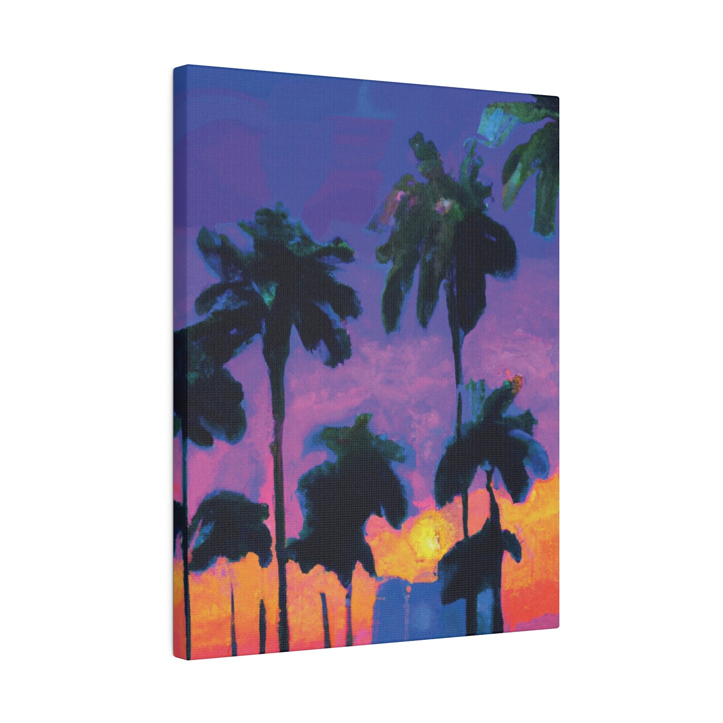 9232V - Miami Beach Sunset Painting Print | Miami | Beach | Sunset | Poster | Home Decor | Wall Art | Canvas
