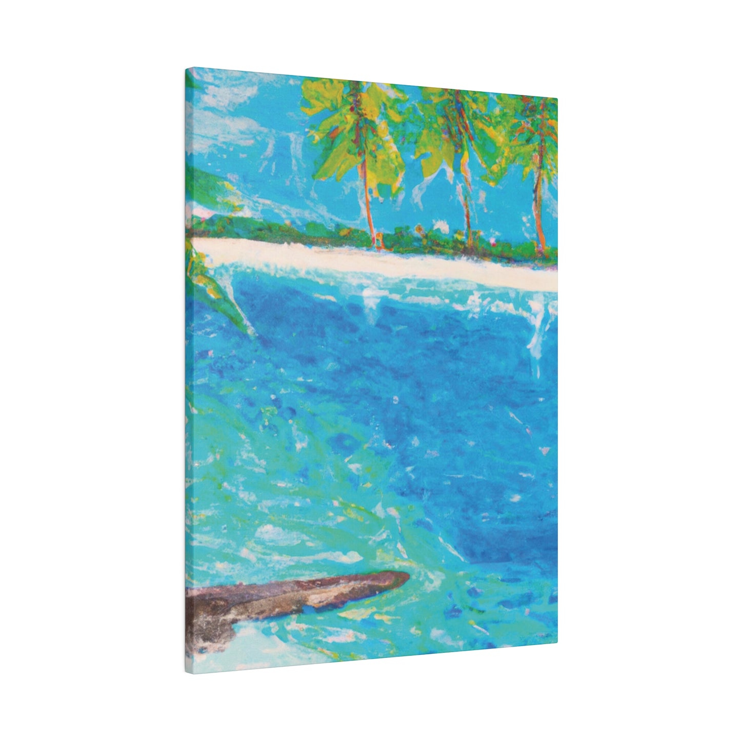 5065C - Bahamas Ocean Painting Print | Bahamas | Ocean | Beach | Poster | Home Decor | Wall Art | Canvas