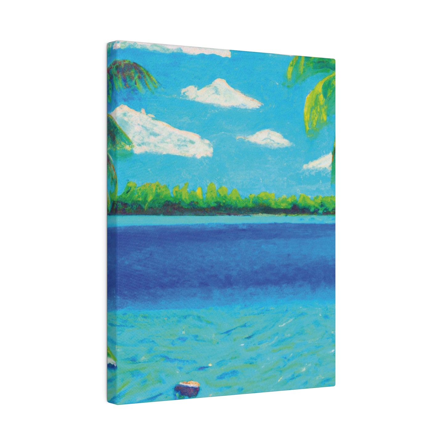 4513K - Bahamas Ocean Painting Print | Bahamas | Ocean | Beach | Poster | Home Decor | Wall Art | Canvas