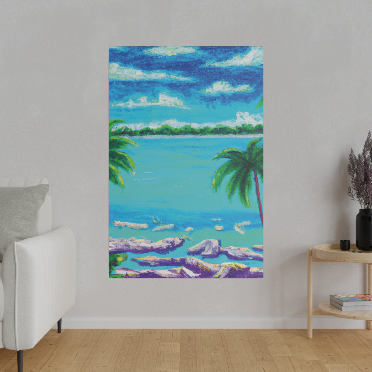 9293Y - Bahamas Ocean Painting Print | Bahamas | Ocean | Beach | Poster | Home Decor | Wall Art | Canvas