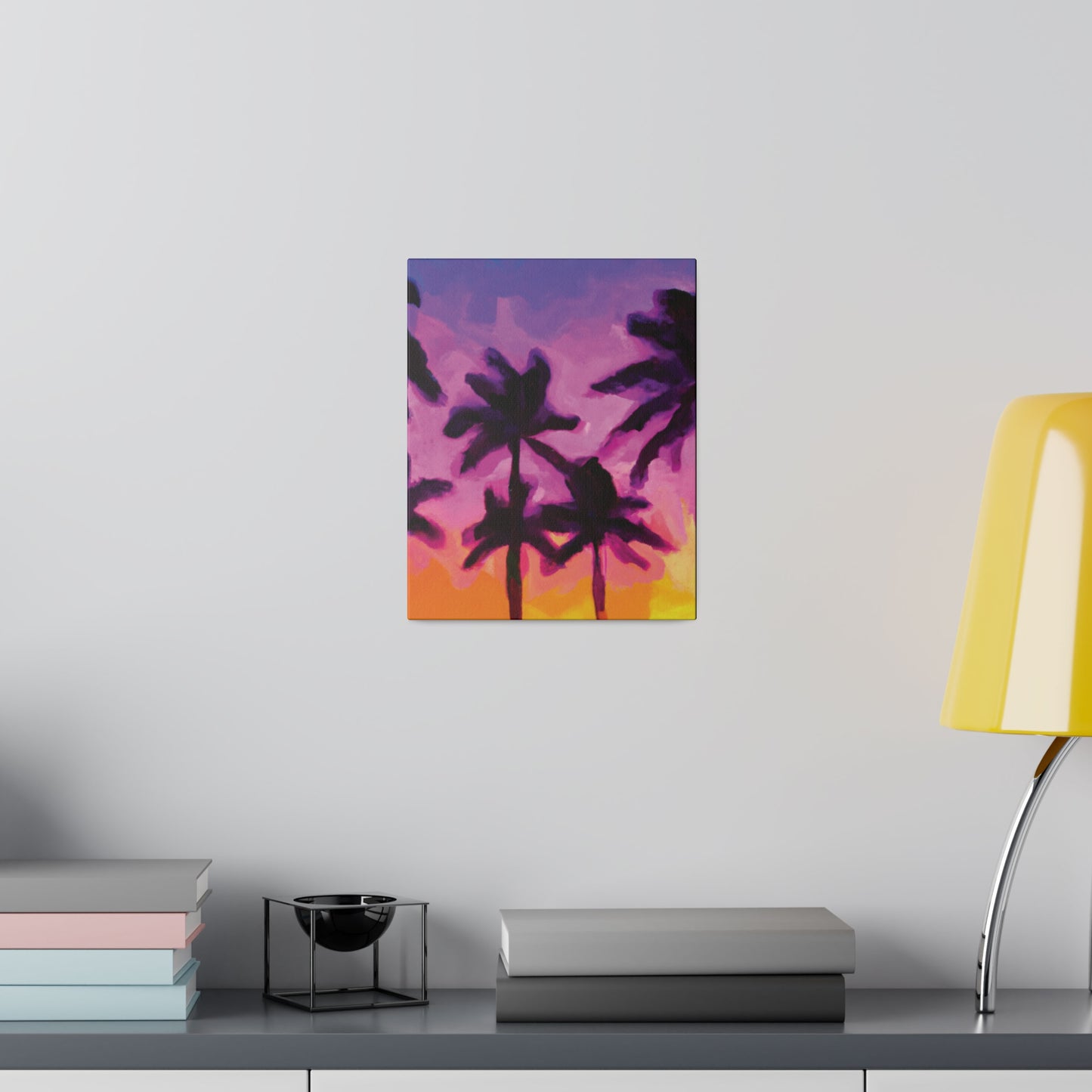 7395T - Miami Beach Sunset Painting Print | Miami | Beach | Sunset | Poster | Home Decor | Wall Art | Canvas