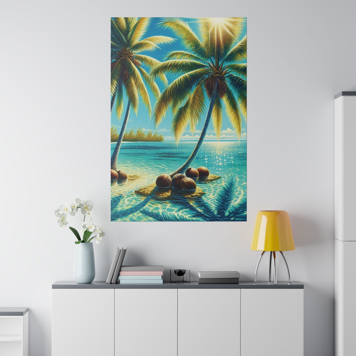 8231M - Bahamas Ocean Painting Print | Bahamas | Ocean | Beach | Poster | Home Decor | Wall Art | Canvas