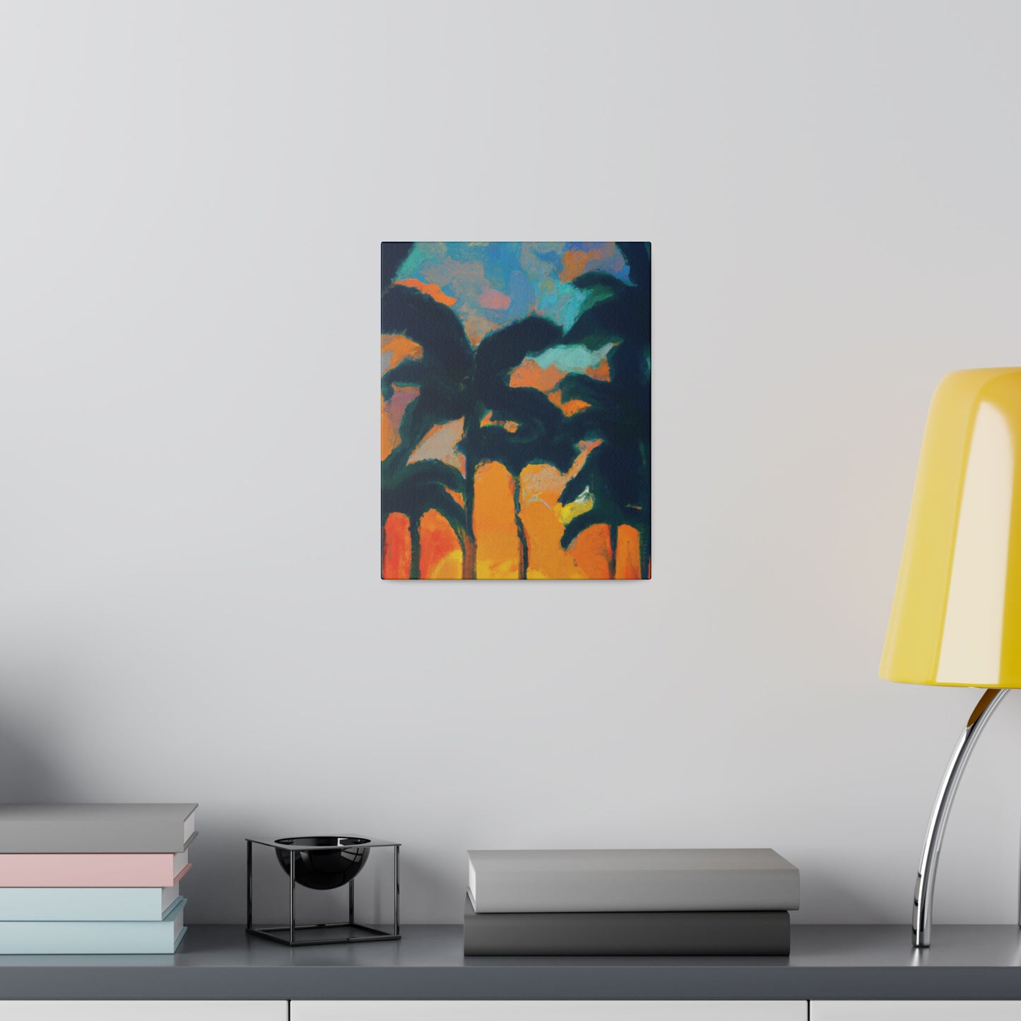 6877B - Miami Beach Sunset Painting Print | Miami | Beach | Sunset | Poster | Home Decor | Wall Art | Canvas