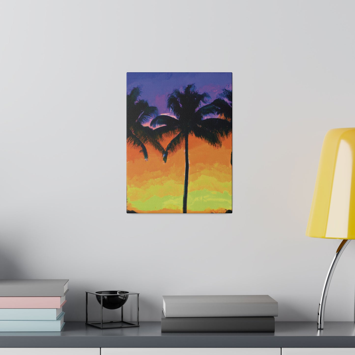 6354V - Miami Beach Sunset Painting Print | Miami | Beach | Sunset | Poster | Home Decor | Wall Art | Canvas