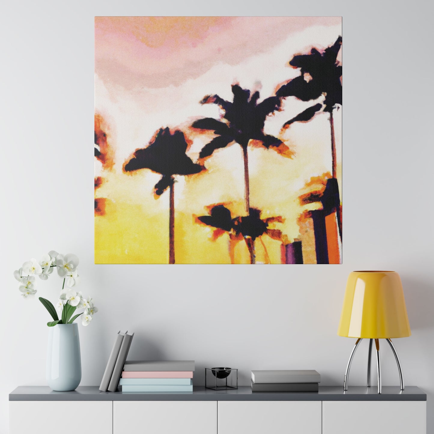 8005X - Miami Beach Sunset Painting Print | Miami | Beach | Sunset | Poster | Home Decor | Wall Art | Canvas