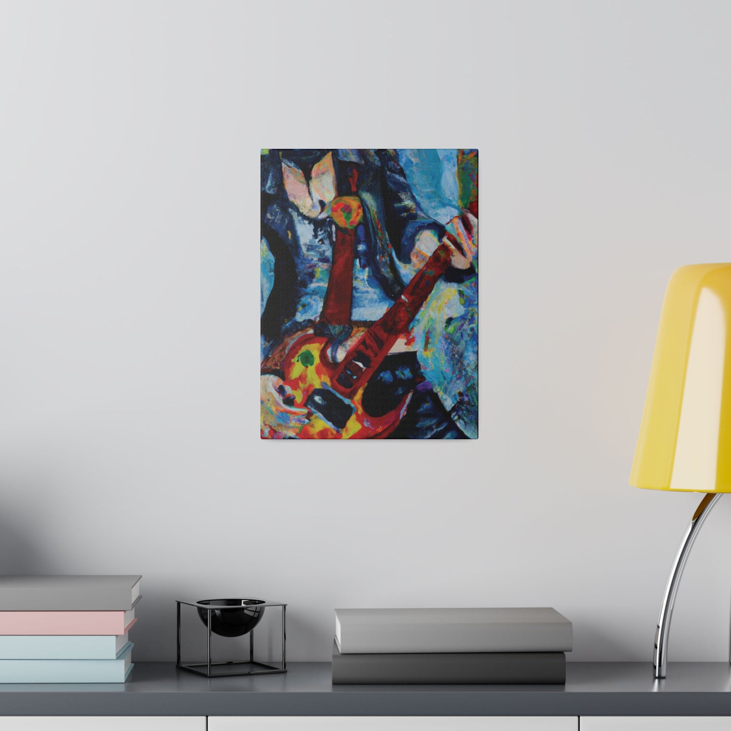 7105A - Rockstar Oil Painting Style Print | Poster | Home Decor | Wall Art | Music Art | Canvas