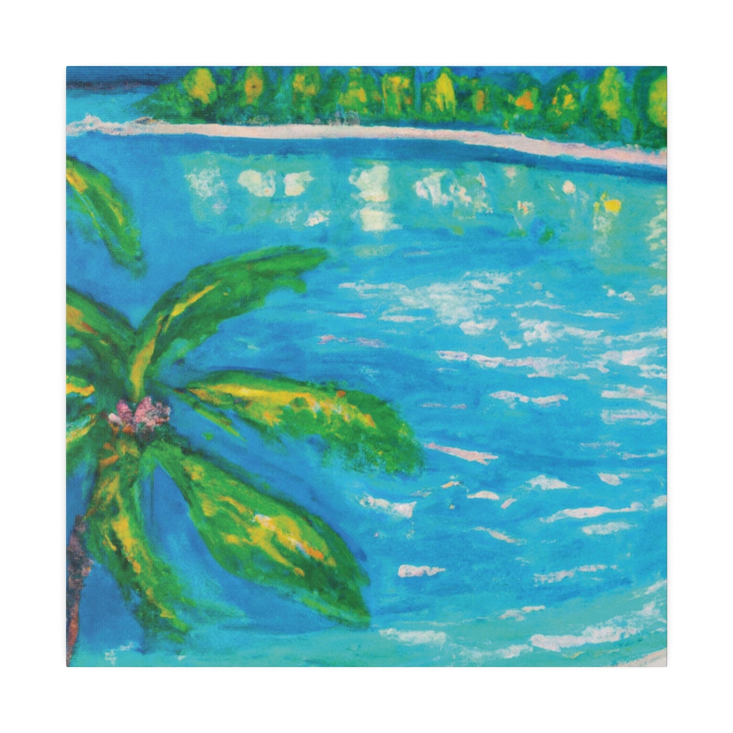 8776T - Bahamas Ocean Painting Print | Bahamas | Ocean | Beach | Poster | Home Decor | Wall Art | Canvas