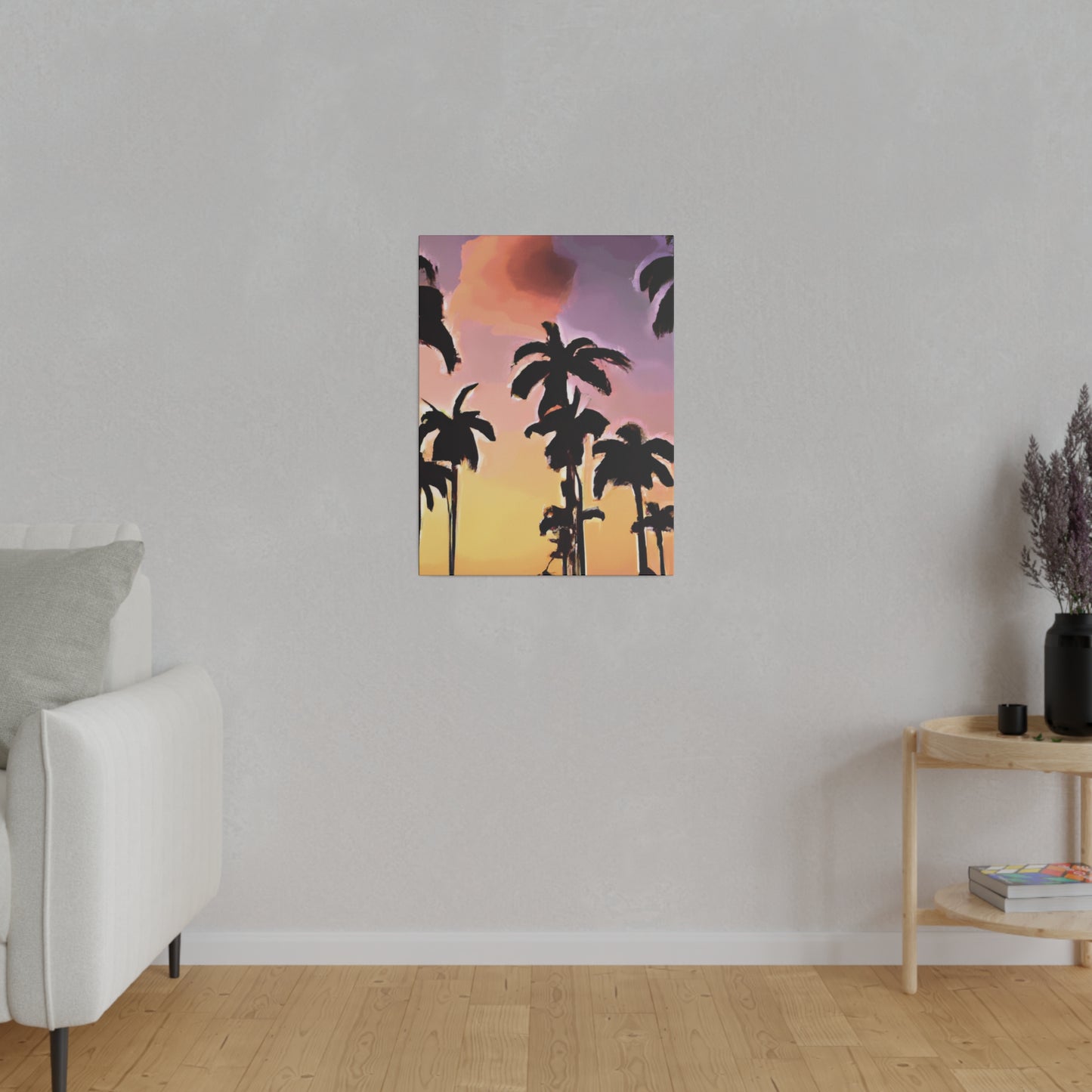 7792Z - Miami Beach Sunset Painting Print | Miami | Beach | Sunset | Poster | Home Decor | Wall Art | Canvas