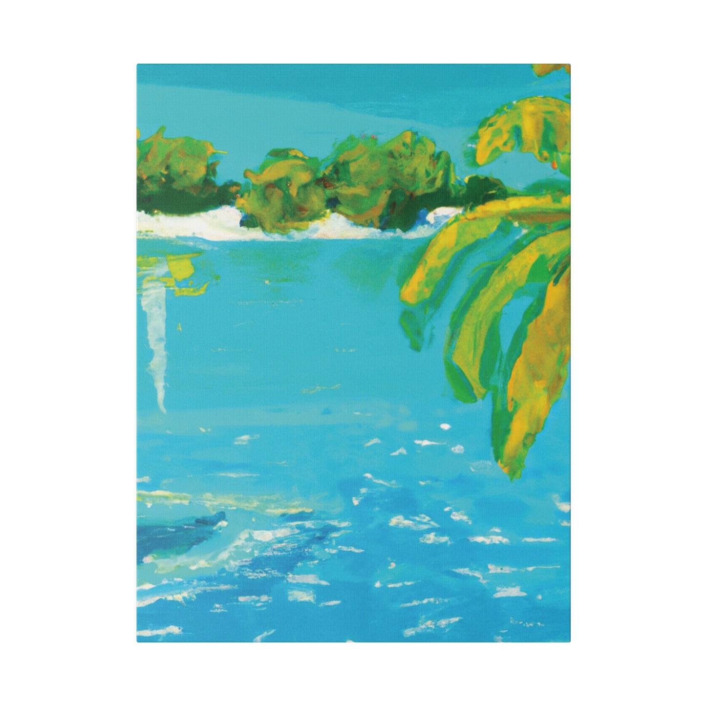 2261V - Bahamas Ocean Painting Print | Bahamas | Ocean | Beach | Poster | Home Decor | Wall Art | Canvas