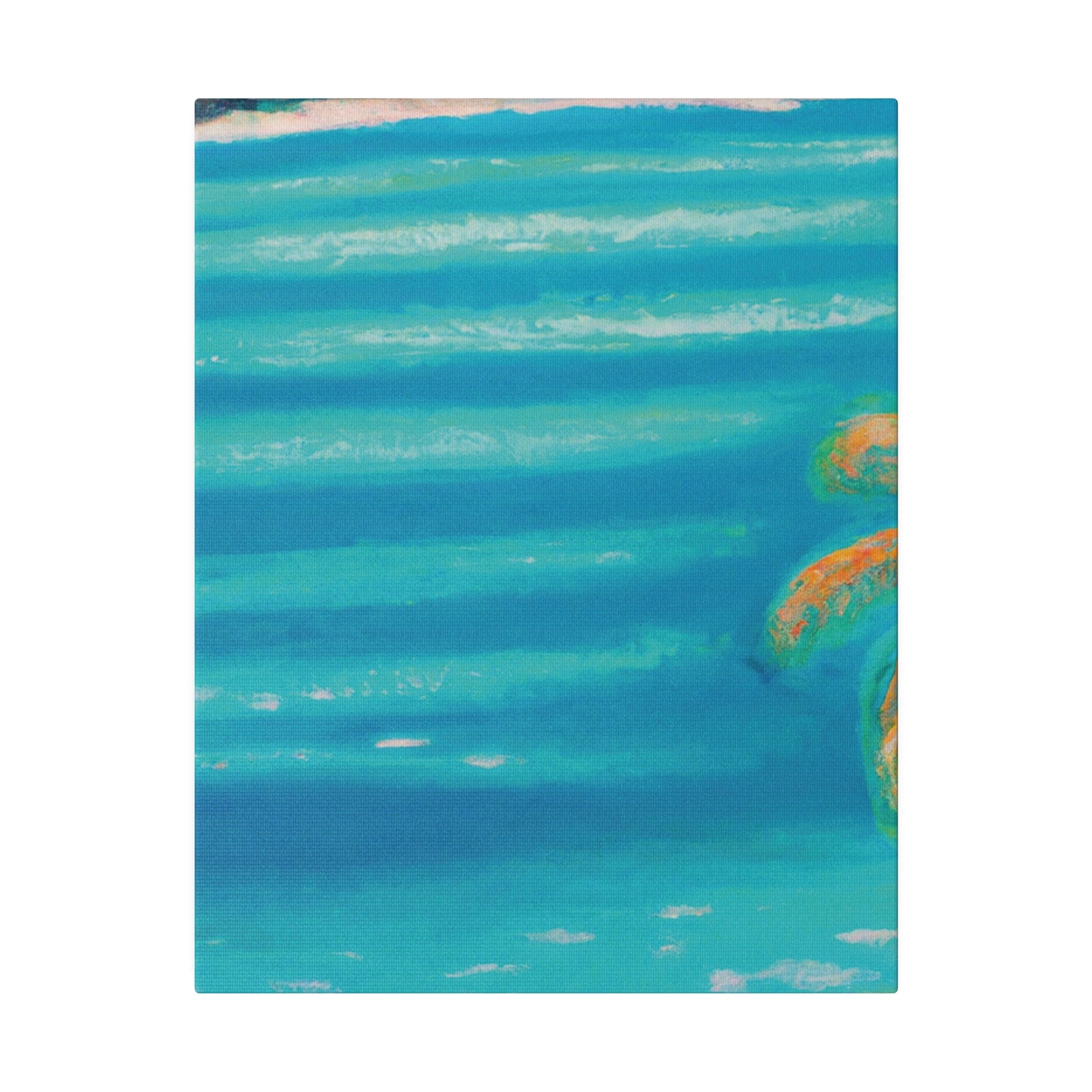 8745H - Bahamas Ocean Painting Print | Bahamas | Ocean | Beach | Poster | Home Decor | Wall Art | Canvas