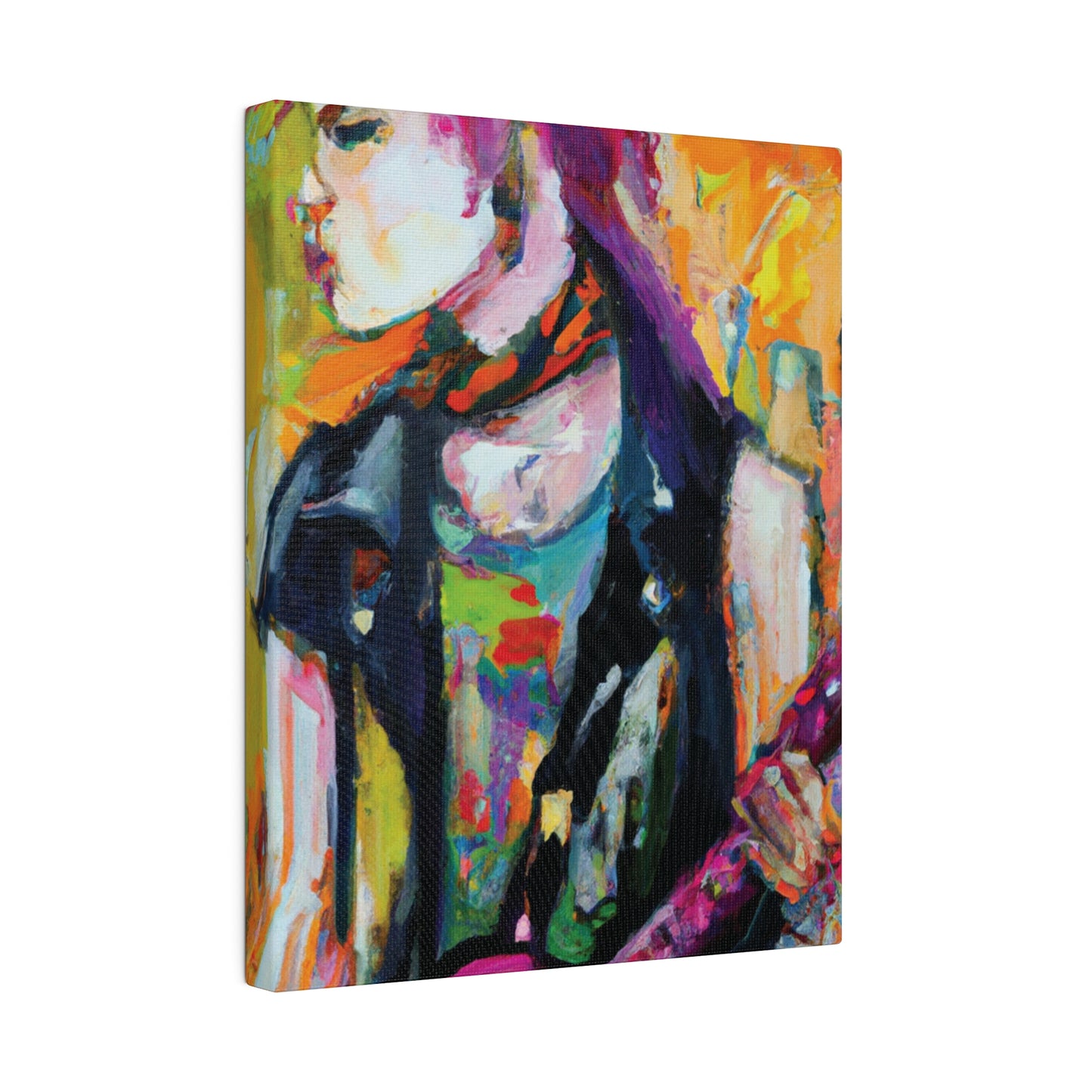 1138X - Rockstar Oil Painting Style Print | Poster | Home Decor | Wall Art | Music Art | Canvas