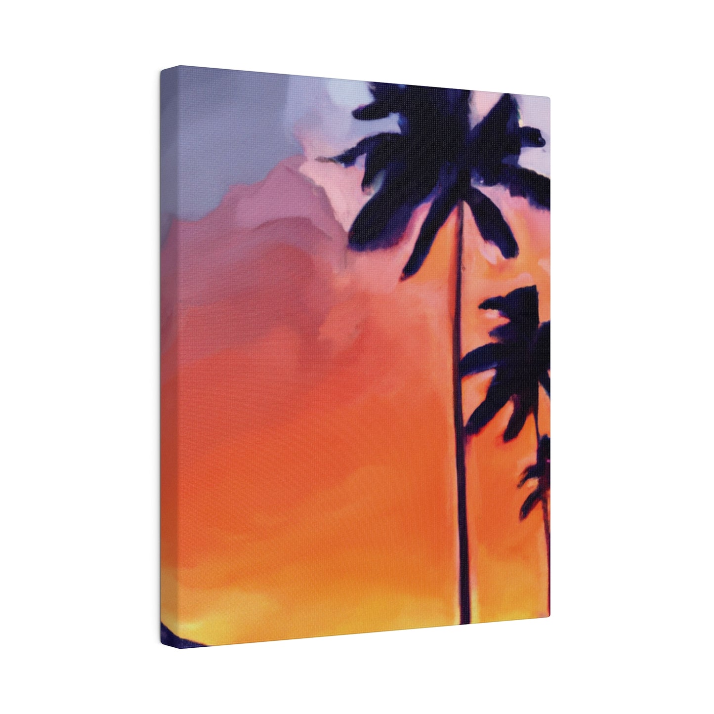 8625A - Miami Beach Sunset Painting Print | Miami | Beach | Sunset | Poster | Home Decor | Wall Art | Canvas