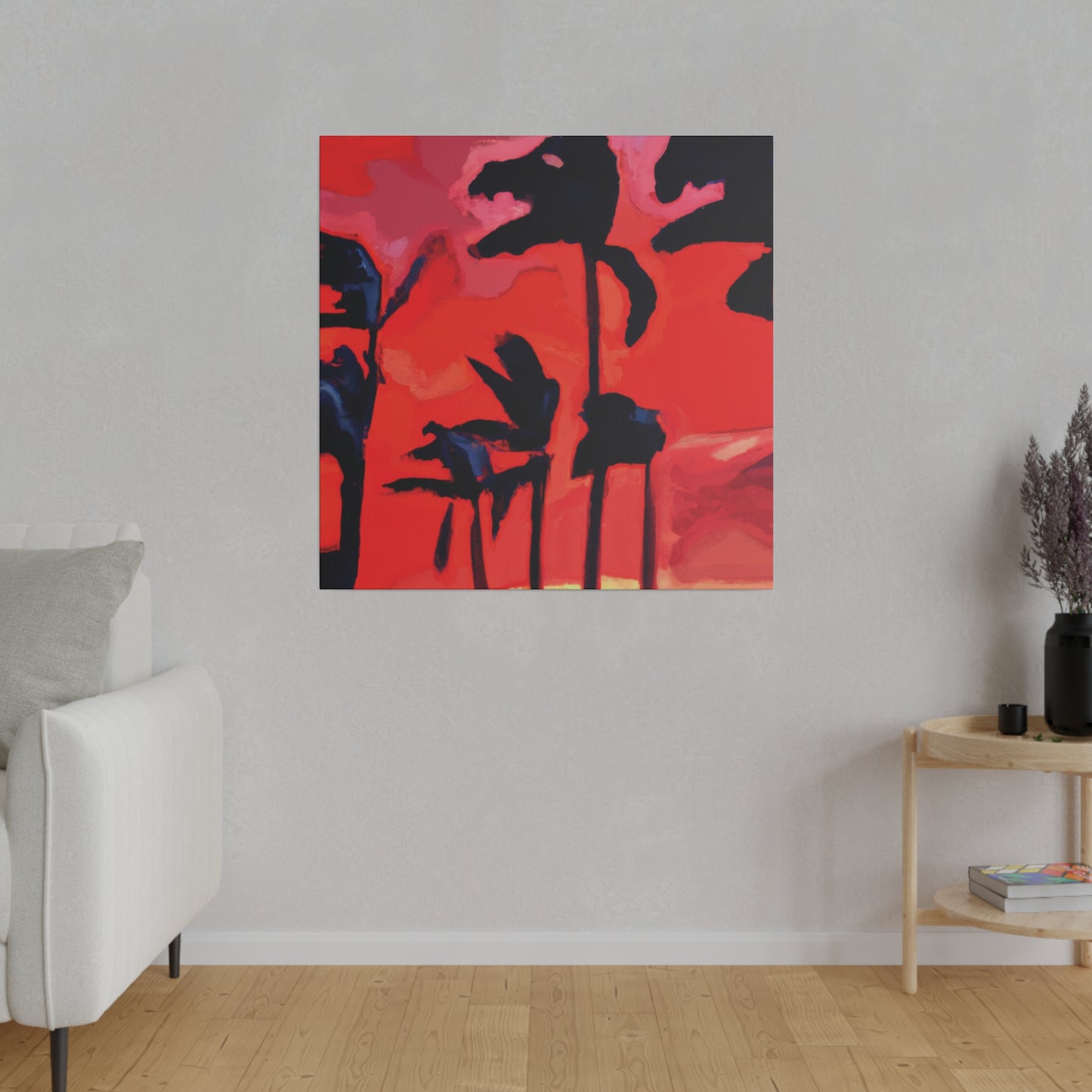 7933T - Miami Beach Sunset Painting Print | Miami | Beach | Sunset | Poster | Home Decor | Wall Art | Canvas