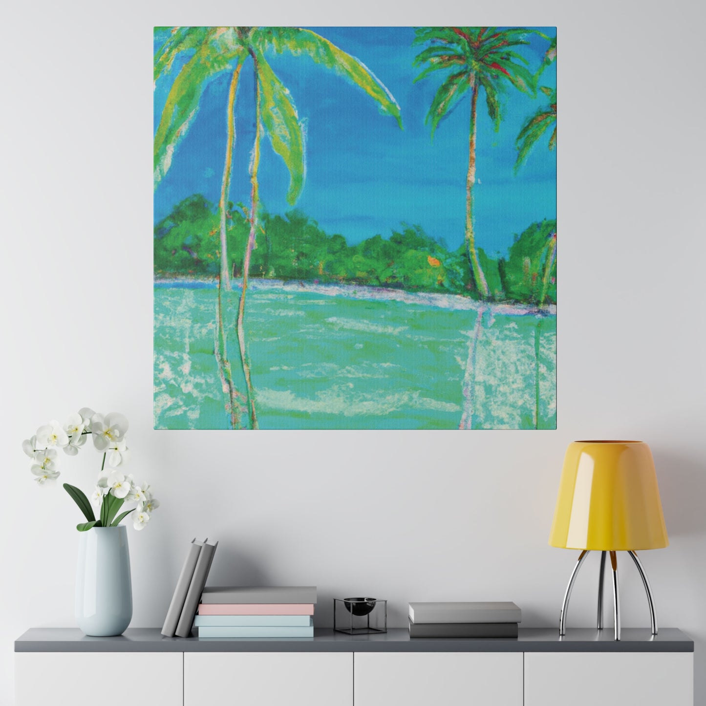 5185A - Bahamas Ocean Painting Print | Bahamas | Ocean | Beach | Poster | Home Decor | Wall Art | Canvas