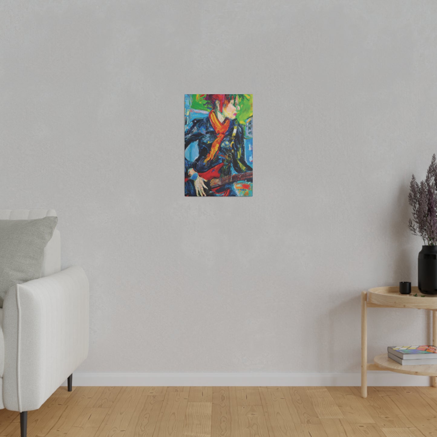 935O - Rockstar Oil Painting Style Print | Poster | Home Decor | Wall Art | Music Art | Canvas