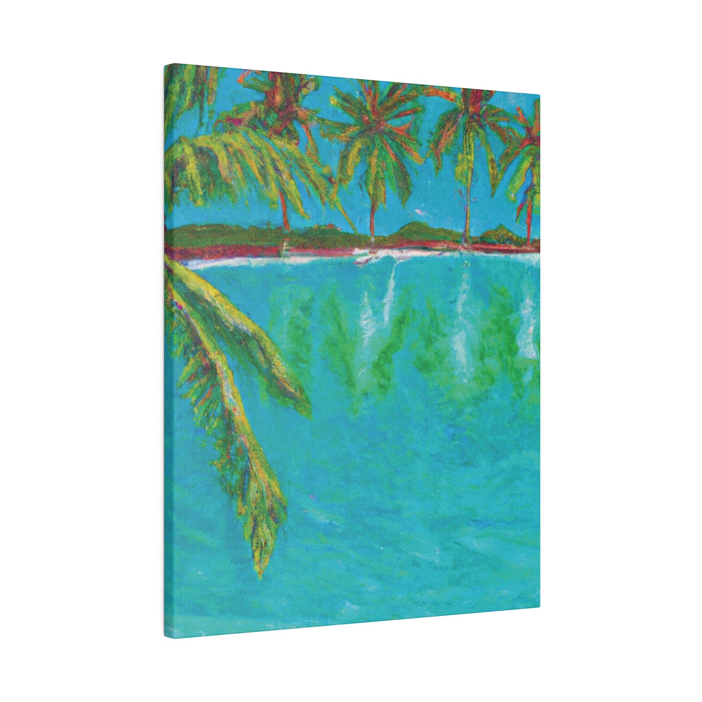 3255Q - Bahamas Ocean Painting Print | Bahamas | Ocean | Beach | Poster | Home Decor | Wall Art | Canvas