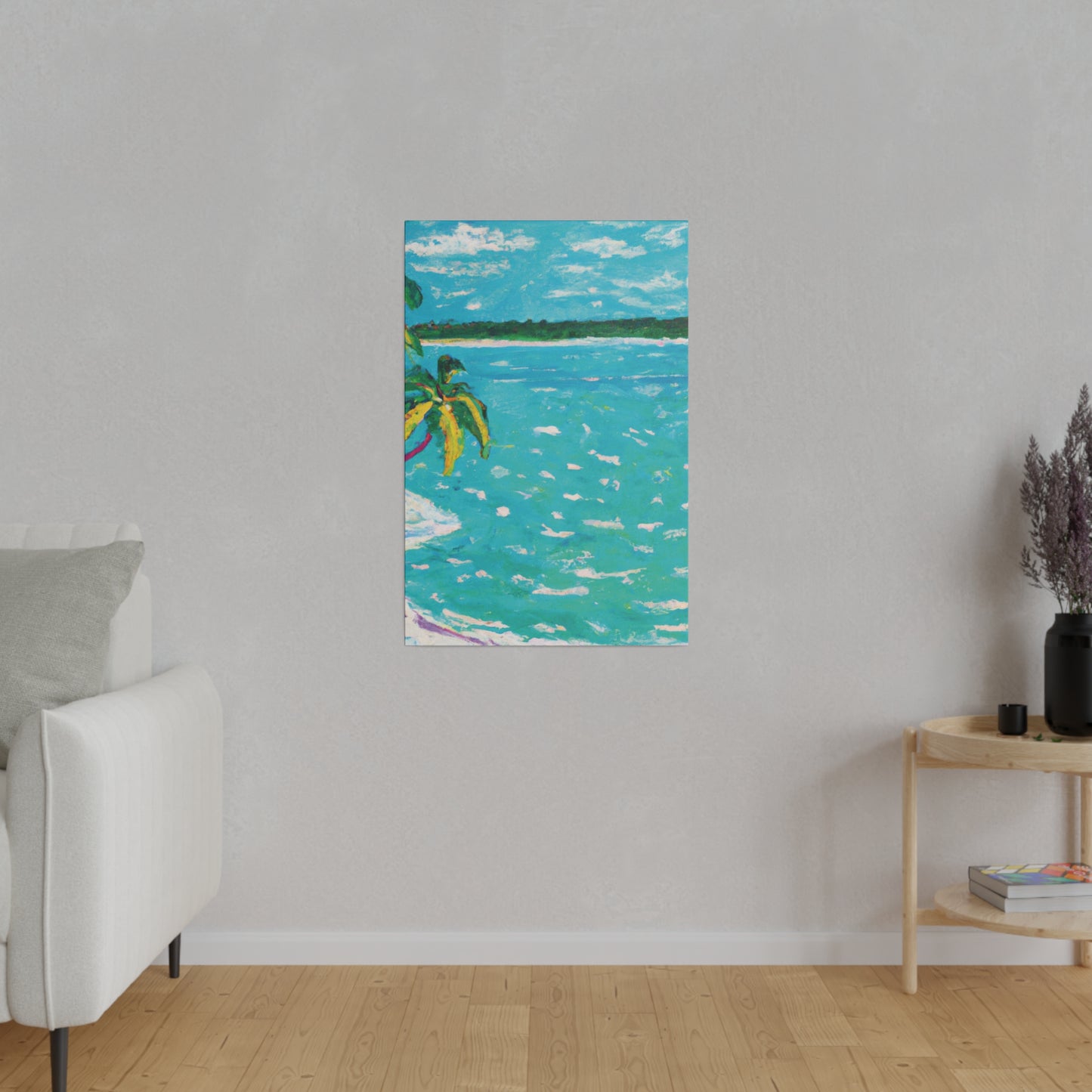 8278H - Bahamas Ocean Painting Print | Bahamas | Ocean | Beach | Poster | Home Decor | Wall Art | Canvas