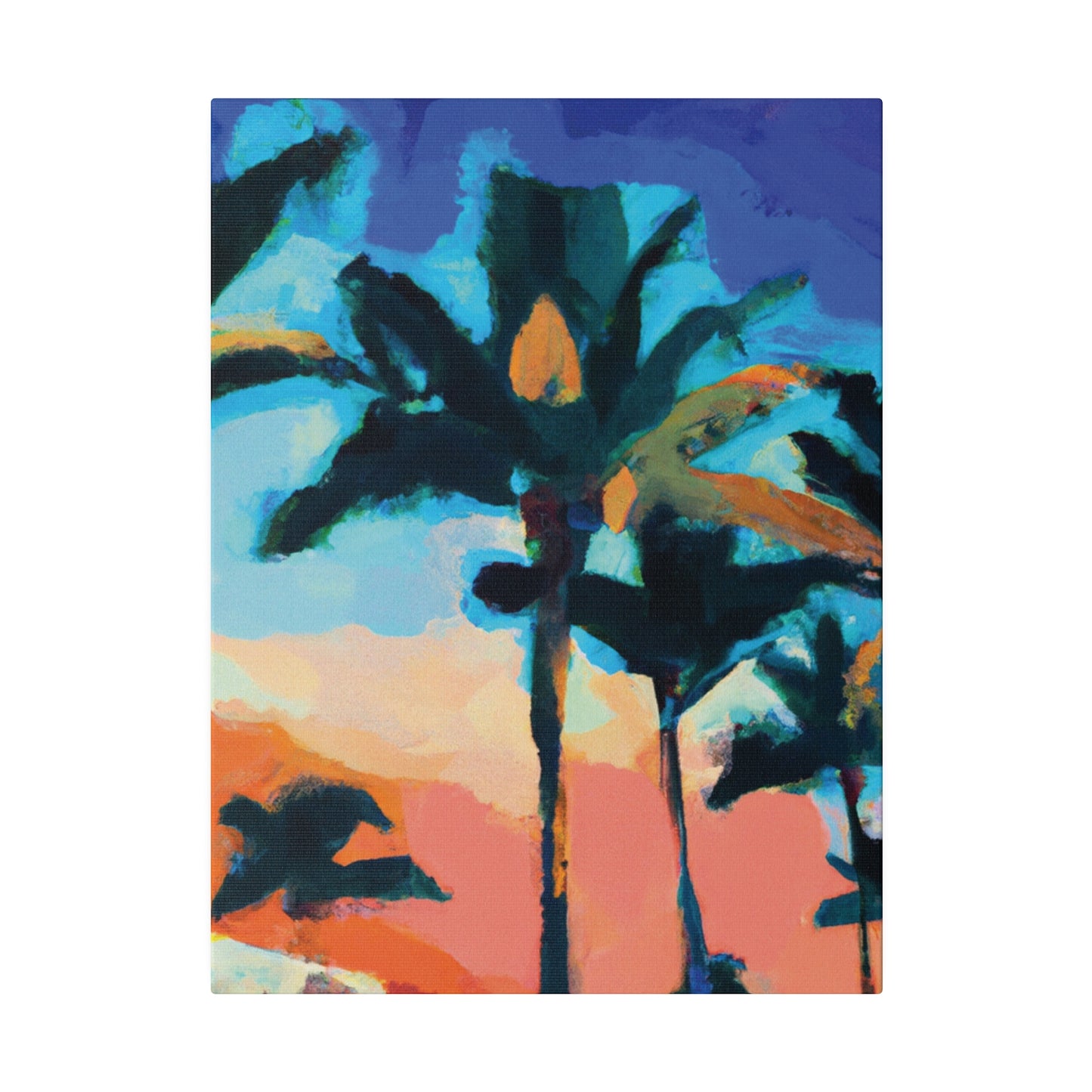 5637G - Miami Beach Sunset Painting Print | Miami | Beach | Sunset | Poster | Home Decor | Wall Art | Canvas