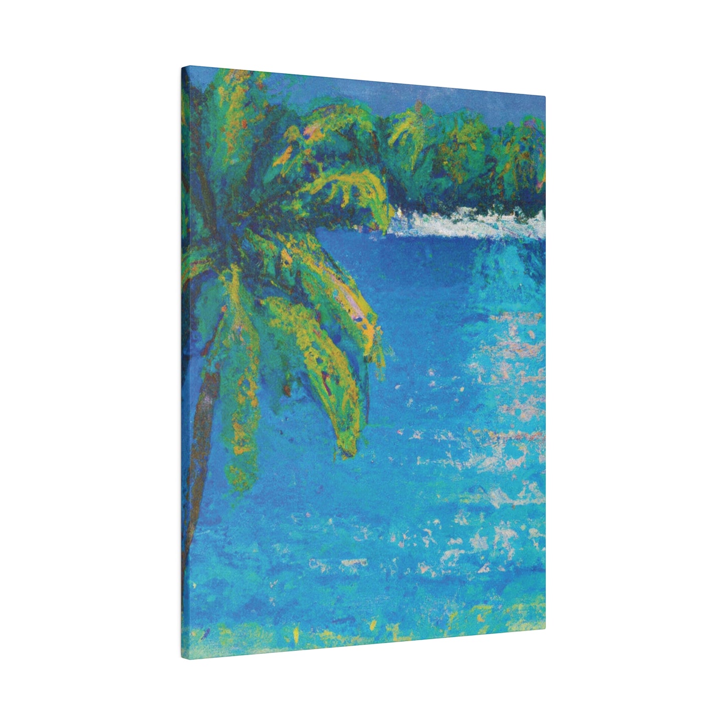 4645A - Bahamas Ocean Painting Print | Bahamas | Ocean | Beach | Poster | Home Decor | Wall Art | Canvas