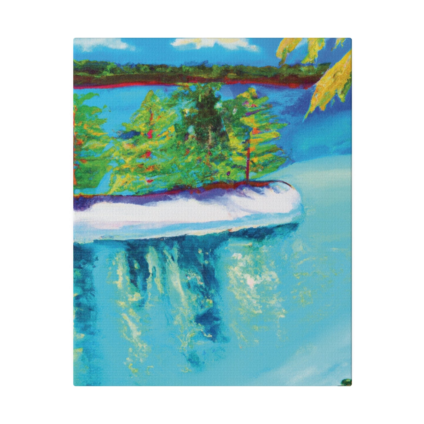 7186C - Bahamas Ocean Painting Print | Bahamas | Ocean | Beach | Poster | Home Decor | Wall Art | Canvas