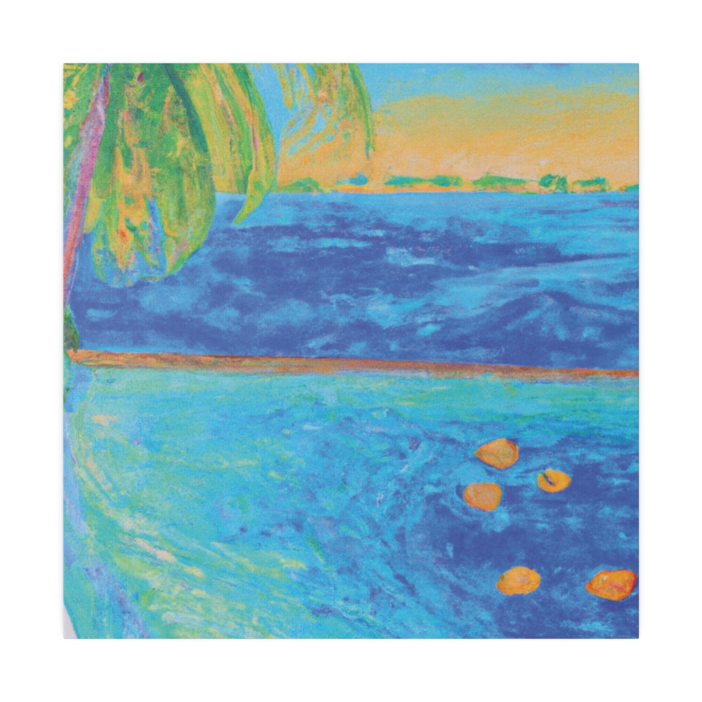 4268O - Bahamas Ocean Painting Print | Bahamas | Ocean | Beach | Poster | Home Decor | Wall Art | Canvas