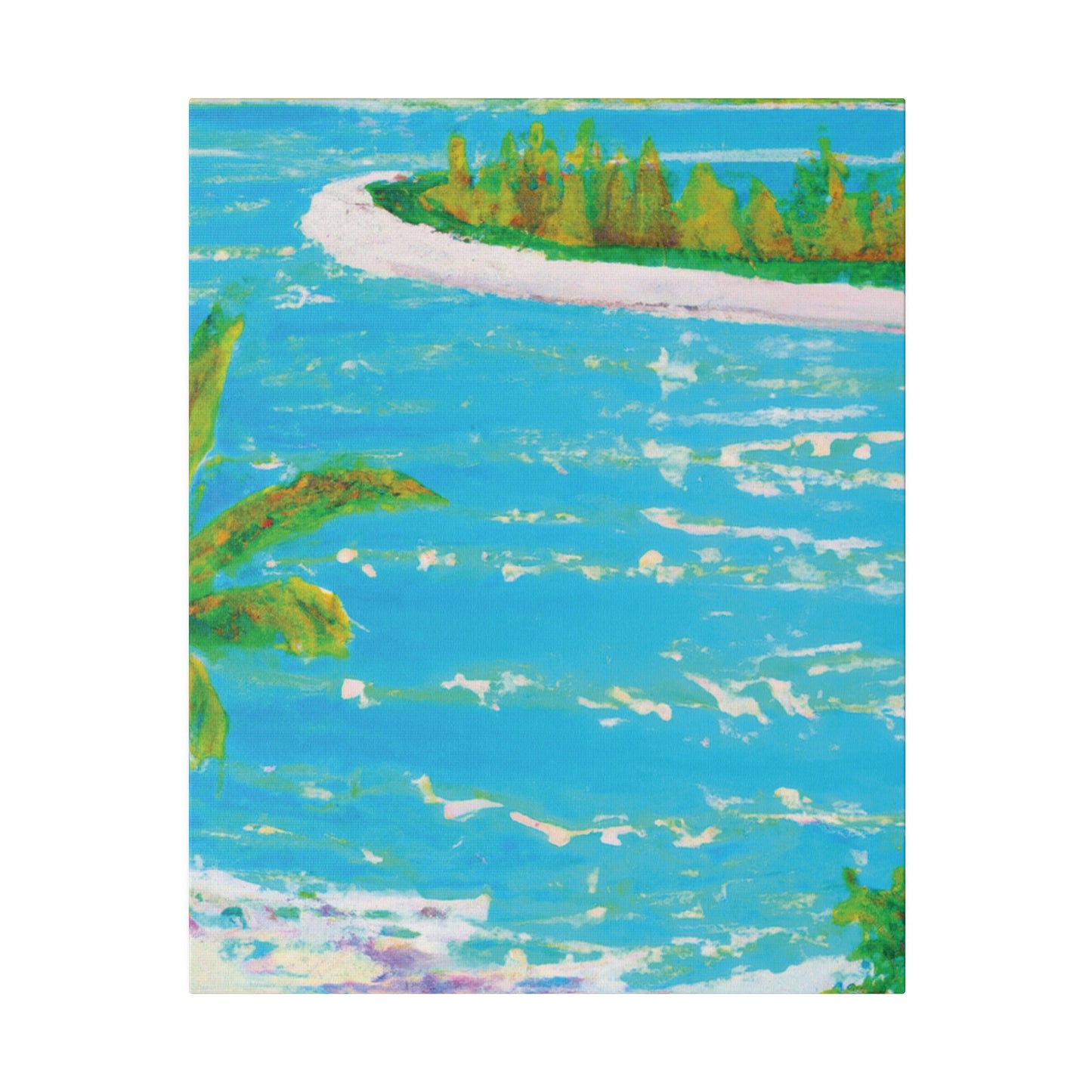 9555G - Bahamas Ocean Painting Print | Bahamas | Ocean | Beach | Poster | Home Decor | Wall Art | Canvas