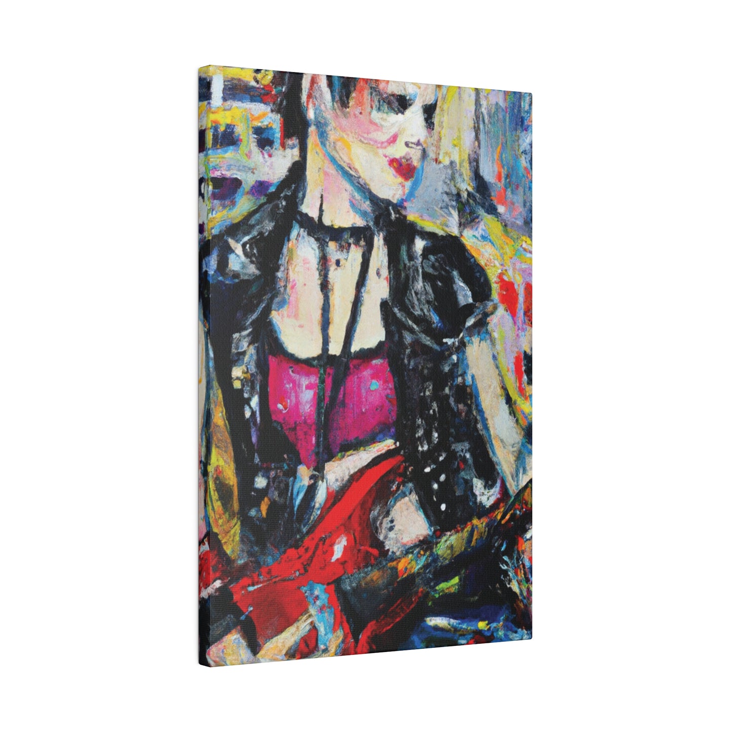 6167B - Rockstar Oil Painting Style Print | Poster | Home Decor | Wall Art | Music Art | Canvas