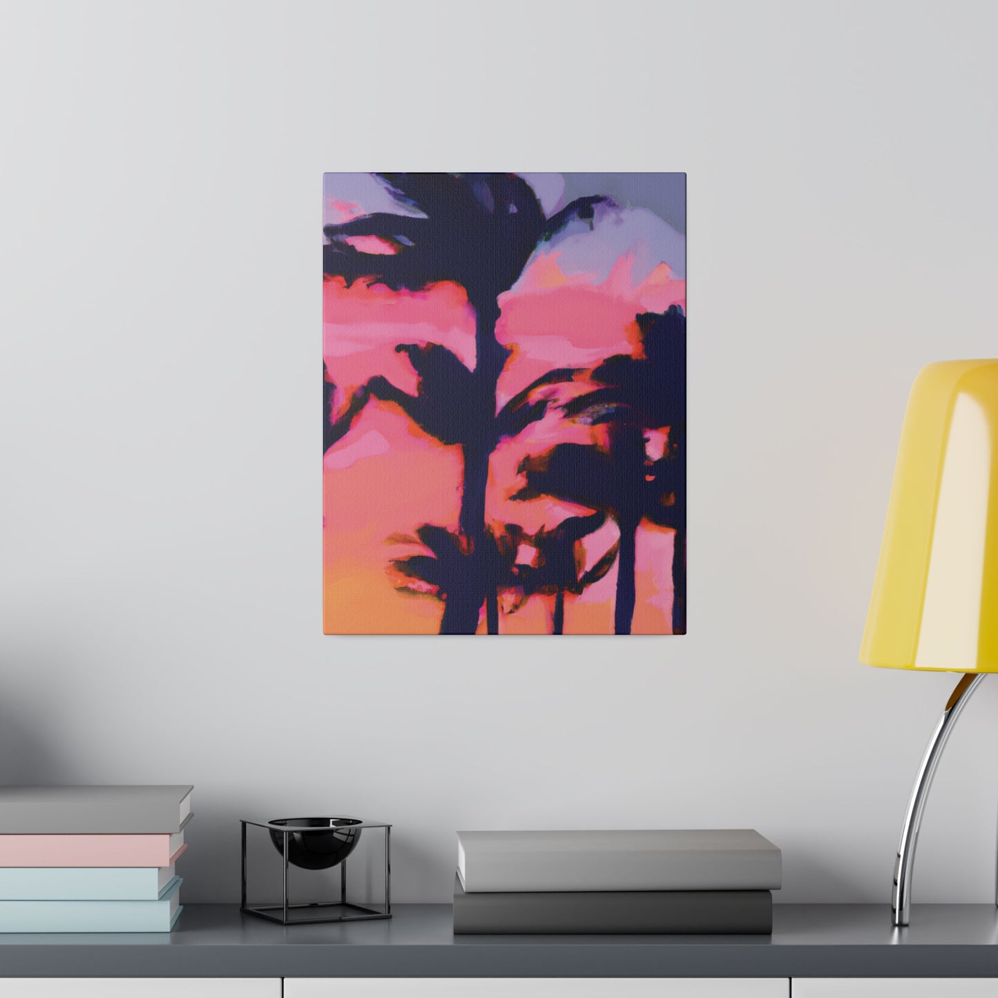 7993P - Miami Beach Sunset Painting Print | Miami | Beach | Sunset | Poster | Home Decor | Wall Art | Canvas