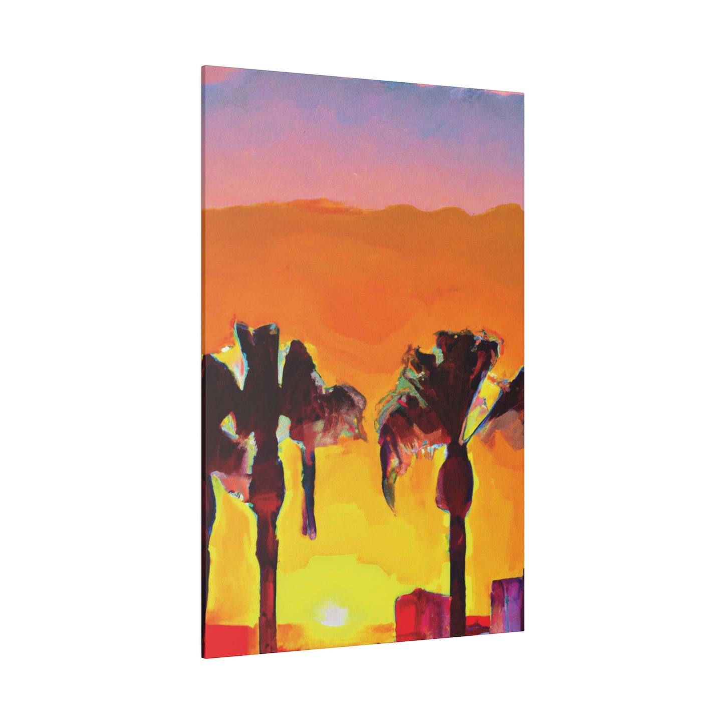 9347V - Miami Beach Sunset Painting Print | Miami | Beach | Sunset | Poster | Home Decor | Wall Art | Canvas