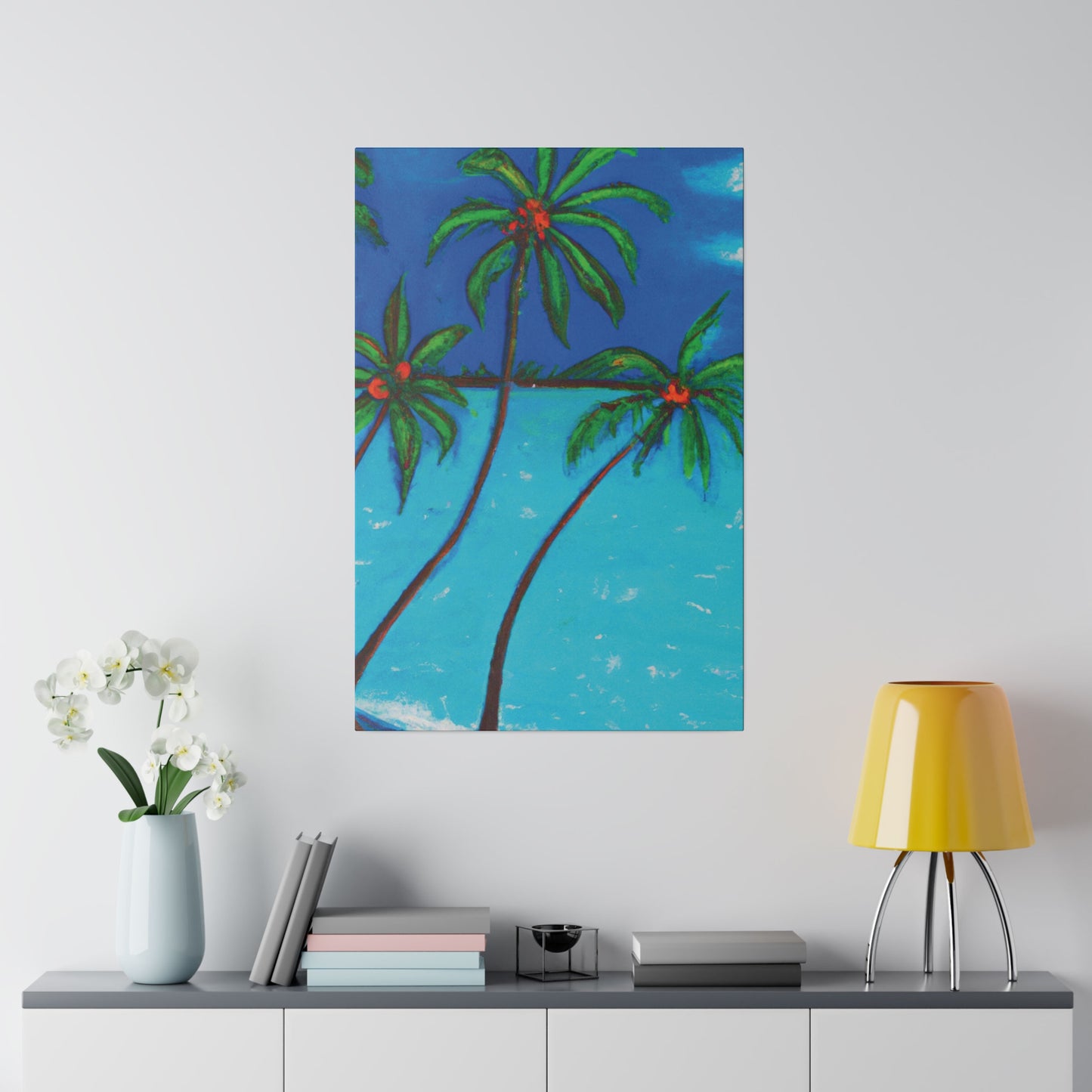 9305W - Bahamas Ocean Painting Print | Bahamas | Ocean | Beach | Poster | Home Decor | Wall Art | Canvas