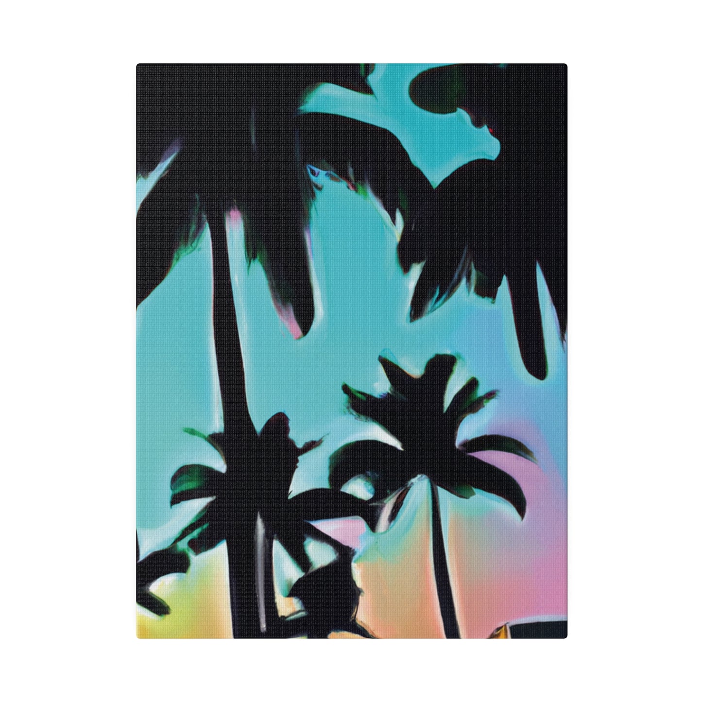 5491X - Miami Beach Sunset Painting Print | Miami | Beach | Sunset | Poster | Home Decor | Wall Art | Canvas