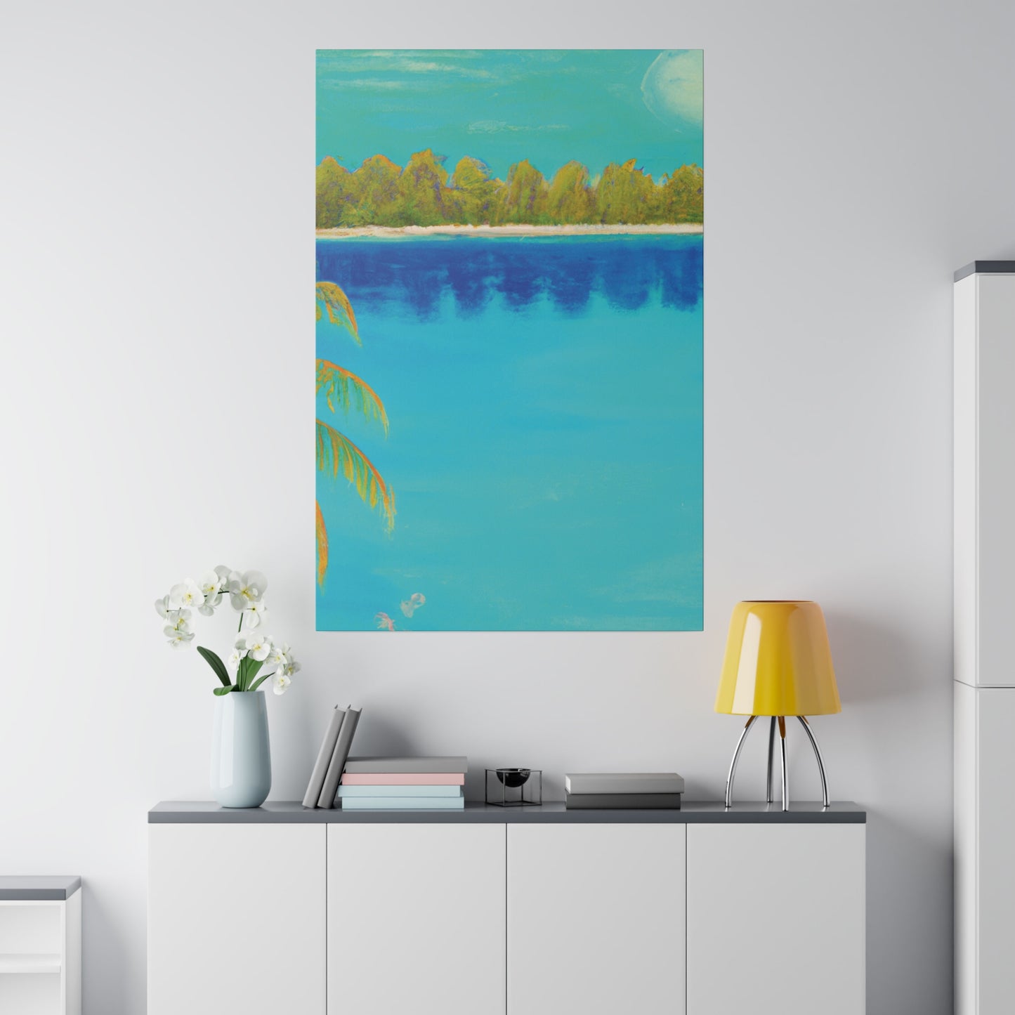 9134K - Bahamas Ocean Painting Print | Bahamas | Ocean | Beach | Poster | Home Decor | Wall Art | Canvas