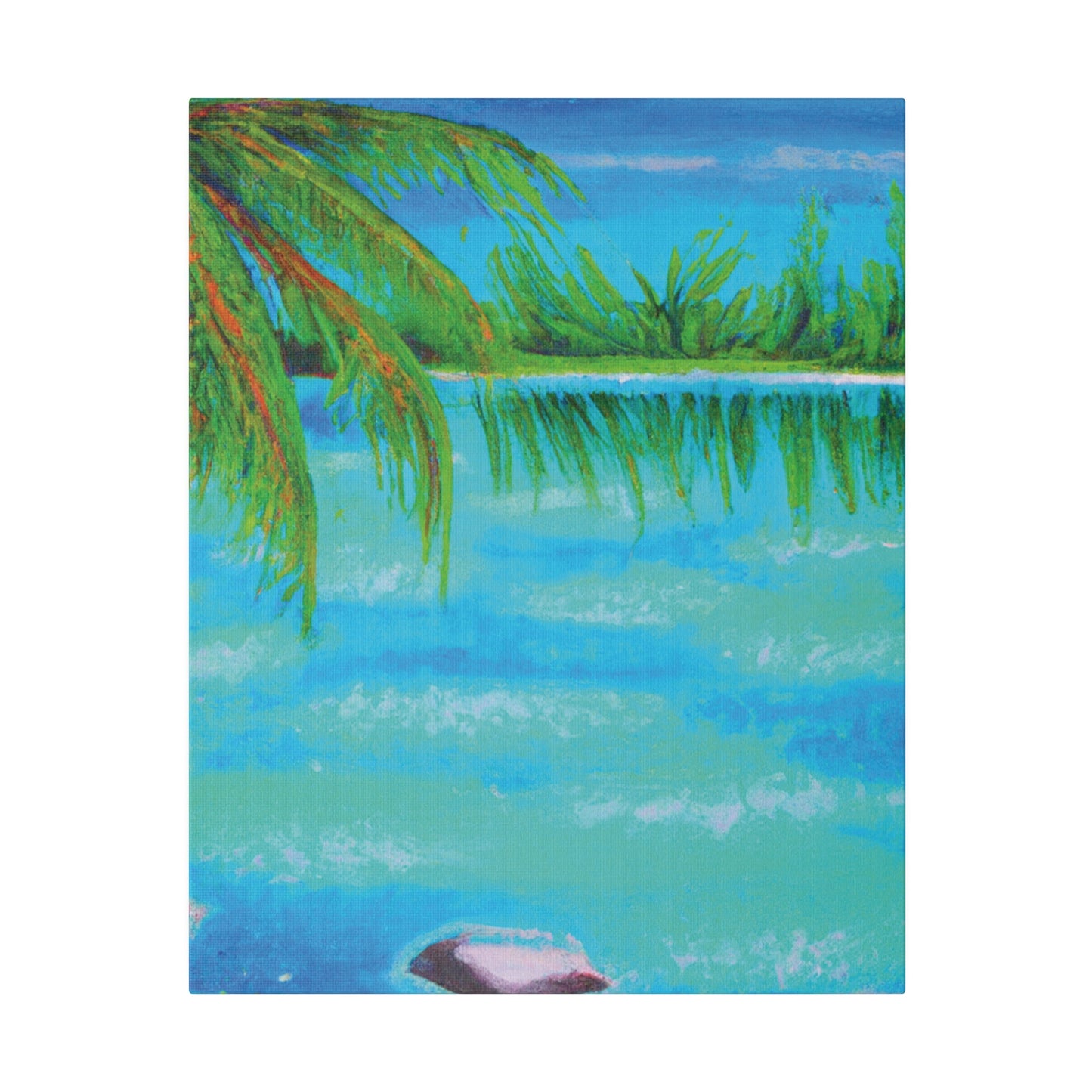 5279Q - Bahamas Ocean Painting Print | Bahamas | Ocean | Beach | Poster | Home Decor | Wall Art | Canvas