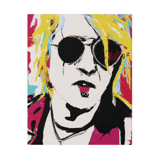 8711G - Rockstar Painting Print | Face | Abstract | Poster | Home Decor | Wall Art | Music Art | Canvas