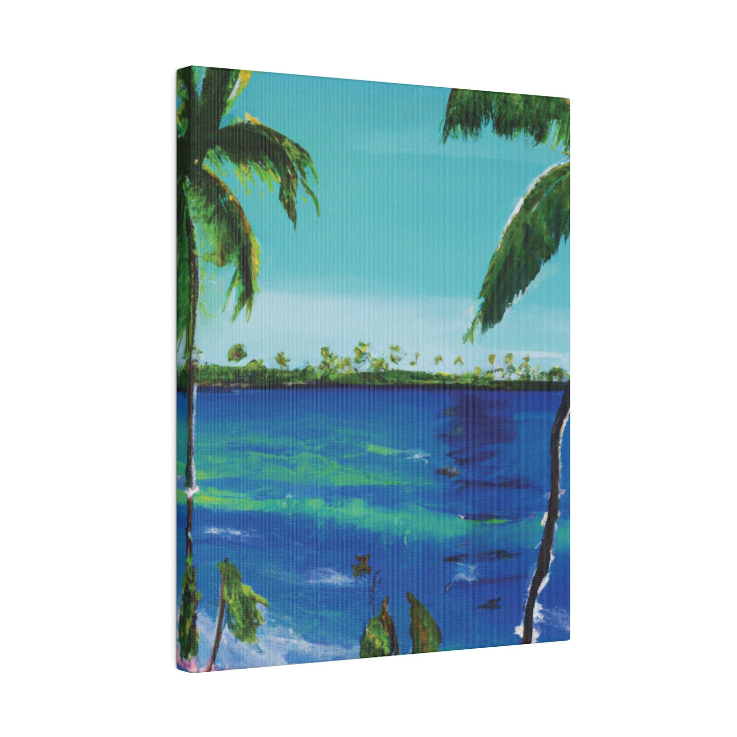 5491V - Bahamas Ocean Painting Print | Bahamas | Ocean | Beach | Poster | Home Decor | Wall Art | Canvas