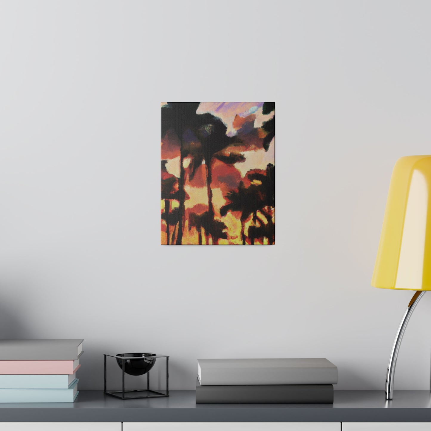 8396Z - Miami Beach Sunset Painting Print | Miami | Beach | Sunset | Poster | Home Decor | Wall Art | Canvas