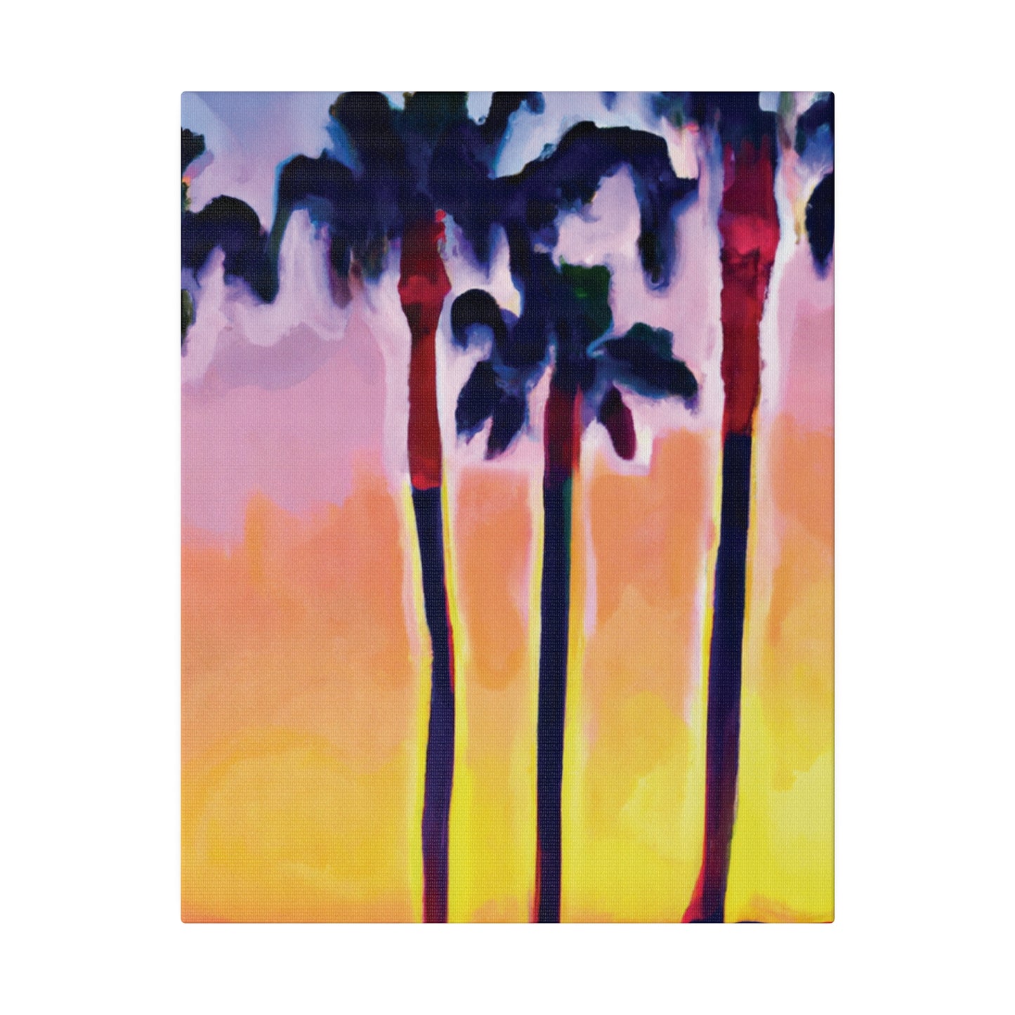 7116C - Miami Beach Sunset Painting Print | Miami | Beach | Sunset | Poster | Home Decor | Wall Art | Canvas